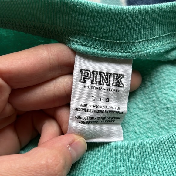 Victorias Secret Pink Crop Sweatshirt - Picture 3 of 4